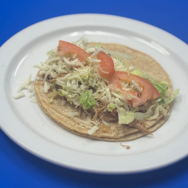 Chicken taco.