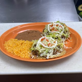 Tostada Lunch Plate
