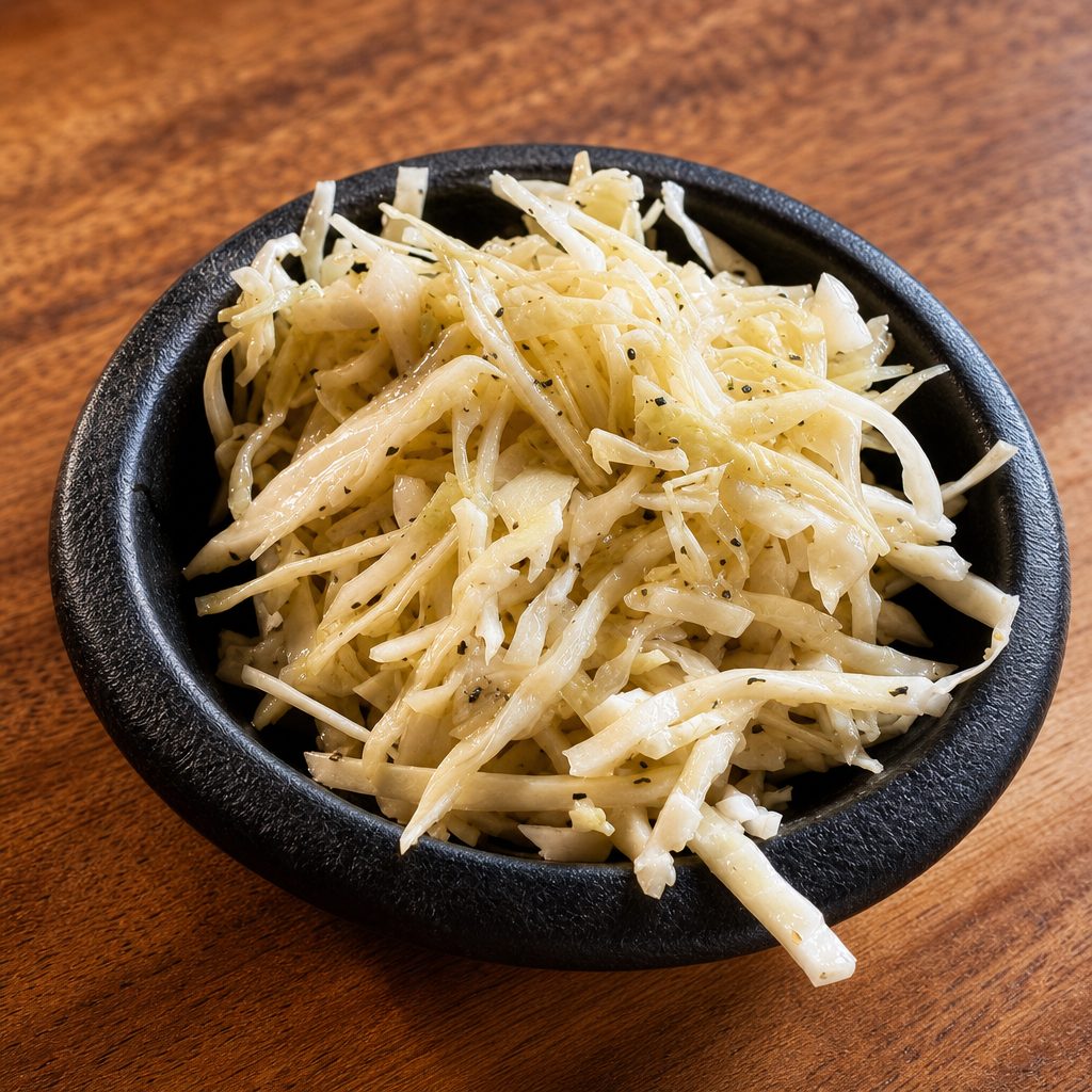 Cabbage dressing.