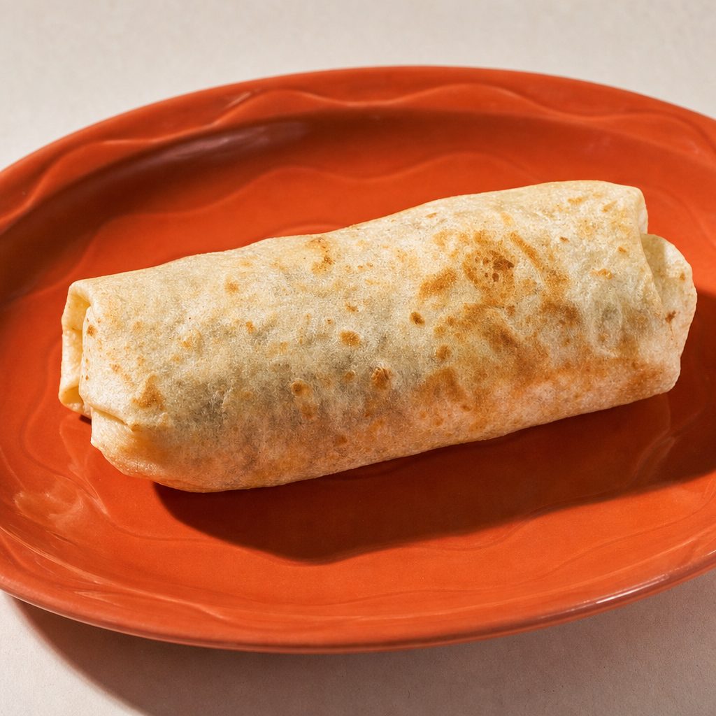 Beef burrito.