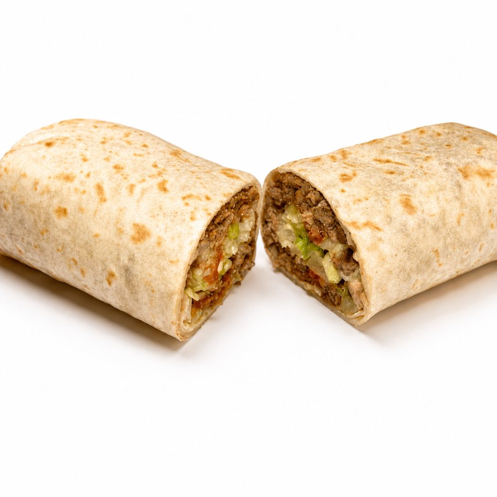 Steak burrito.
