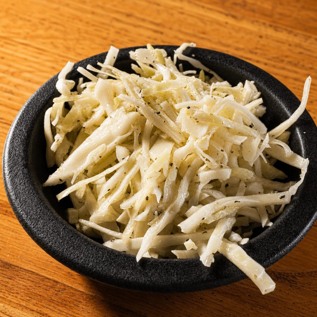 Cabbage dressing.